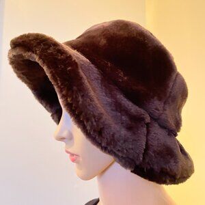 Brown Faux Fur Hat